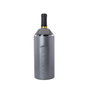 Vinglace‎ Gray “Graphite” Wine & Champagne Chiller Insulator